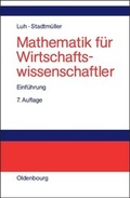 Cover: Mathematik f&uuml;r Wirtschaftswissenschaftler - De Gruyter Oldenbourg