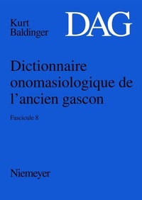 Abbildung von: Dictionnaire onomasiologique de l'ancien gascon (DAG). Fascicule 8 - De Gruyter