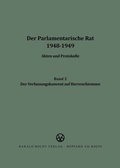 Cover: Der Verfassungskonvent auf Herrenchiemsee - De Gruyter Oldenbourg