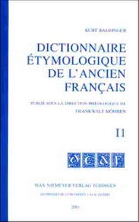 Abbildung von: Dictionnaire étymologique de l'ancien français (DEAF). Buchstabe I / Dictionnaire étymologique de l'ancien français (DEAF). Buchstabe I. Komplett Fasc. 1-4 - De Gruyter Mouton