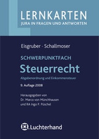 Abbildung von: Steuerrecht - Luchterhand