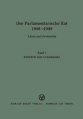 Cover: Entw&uuml;rfe zum Grundgesetz - De Gruyter Oldenbourg