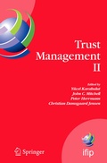 Cover: Trust Management II - Springer