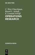 Cover: Operations Research - De Gruyter Oldenbourg