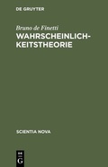Cover: Wahrscheinlichkeitstheorie - De Gruyter Oldenbourg