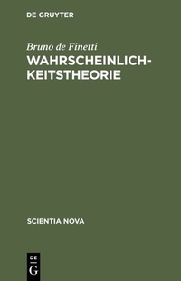 Abbildung von: Wahrscheinlichkeitstheorie - De Gruyter Oldenbourg