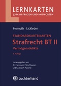 Cover: Standardkarteikarten Strafrecht - Besonderer Teil II - Luchterhand