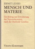 Cover: Mensch und Materie - Vittorio Klostermann Verlag