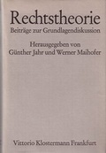 Cover: Rechtstheorie - Vittorio Klostermann Verlag