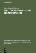 Bild: Deutsch-arabische Beziehungen - De Gruyter Oldenbourg