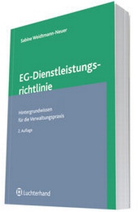 Abbildung von: Die EG-Dienstleistungsrichtlinie im Überblick - Luchterhand