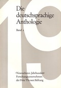 Cover: Die deutschsprachige Anthologie / Die deutschsprachige Anthologie - Vittorio Klostermann Verlag