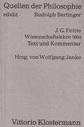 Cover: Wissenschaftslehre 1804 - Vittorio Klostermann Verlag
