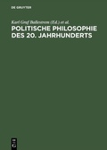 Cover: Politische Philosophie des 20. Jahrhunderts - De Gruyter Oldenbourg