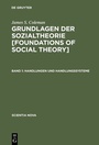 Cover: Handlungen und Handlungssysteme - De Gruyter Oldenbourg