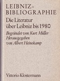Cover: Leibniz-Bibliographie - Vittorio Klostermann Verlag