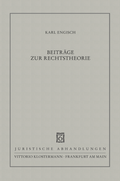 Cover: Beitr&auml;ge zur Rechtstheorie - Vittorio Klostermann Verlag