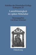 Cover: Laienfr&ouml;mmigkeit im sp&auml;ten Mittelalter - De Gruyter Oldenbourg