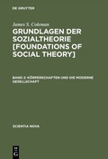 Cover: K&ouml;rperschaften und die moderne Gesellschaft - De Gruyter Oldenbourg