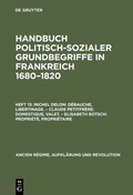 Cover: D&eacute;bauche, Libertinage. Domestique, Valet. Propri&eacute;t&eacute;, Propri&eacute;taire - De Gruyter Oldenbourg