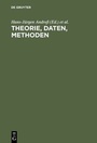 Cover: Theorie, Daten, Methoden - De Gruyter Oldenbourg