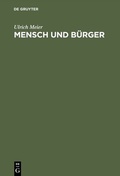 Cover: Mensch und B&uuml;rger - De Gruyter Oldenbourg