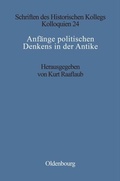 Cover: Anf&auml;nge politischen Denkens in der Antike - De Gruyter Oldenbourg