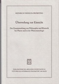 Cover: &Uuml;berredung zur Einsicht - Vittorio Klostermann Verlag