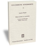 Cover: Droit savant et coutumes - Vittorio Klostermann Verlag