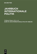 Cover: Die Internationale Politik 1989/90 - De Gruyter Oldenbourg