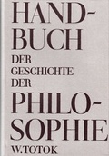 Cover: Handbuch der Geschichte der Philosophie / Band 6: Bibliographie 20. Jahrhundert - Vittorio Klostermann Verlag
