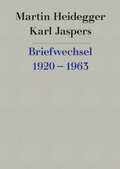 Cover: Briefwechsel 1920-1963 - Vittorio Klostermann Verlag