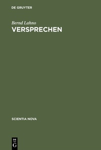 Enlarge image Cover: Versprechen - De Gruyter Oldenbourg