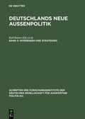 Cover: Interessen und Strategien - De Gruyter Oldenbourg