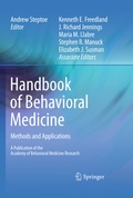 Cover: Handbook of Behavioral Medicine - Springer