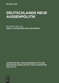Cover: Interessen und Strategien - De Gruyter Oldenbourg