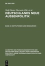 Cover: Institutionen und Ressourcen - De Gruyter Oldenbourg