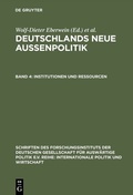 Cover: Institutionen und Ressourcen - De Gruyter Oldenbourg