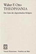 Cover: Theophania - Vittorio Klostermann Verlag