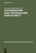 Cover: Unternehmer und technischer Fortschritt - De Gruyter Oldenbourg