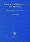 Cover: Historisches W&ouml;rterbuch der Rhetorik - Max Niemeyer Verlag