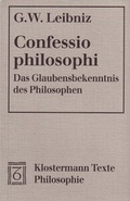Cover: Confessio philosophi. Das Glaubensbekenntnis des Philosophen - Vittorio Klostermann Verlag