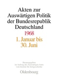 Bild: Akten zur Auswärtigen Politik der Bundesrepublik Deutschland / Akten zur Auswärtigen Politik der Bundesrepublik Deutschland 1968 - De Gruyter Oldenbourg