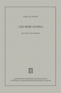 Cover: Lex mercatoria - Vittorio Klostermann Verlag