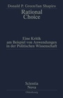 Cover: Rational Choice - De Gruyter Oldenbourg