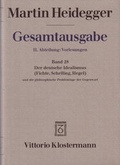 Cover: 2. Abt: Vorlesungen / Der Deutsche Idealismus (Fichte, Schelling, Hegel) und die philosophische Problemlage der Gegenwart (Sommersemester 1929) - Vittorio Klostermann Verlag