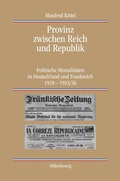 Cover: Provinz zwischen Reich und Republik - De Gruyter Oldenbourg