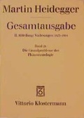 Cover: Gesamtausgabe. 4 Abteilungen / 2. Abt: Vorlesungen / Die Grundprobleme der Ph&auml;nomenologie - Vittorio Klostermann Verlag