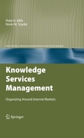 Cover: Knowledge Services Management - Springer