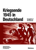 Cover: Kriegsende 1945 in Deutschland - De Gruyter Oldenbourg